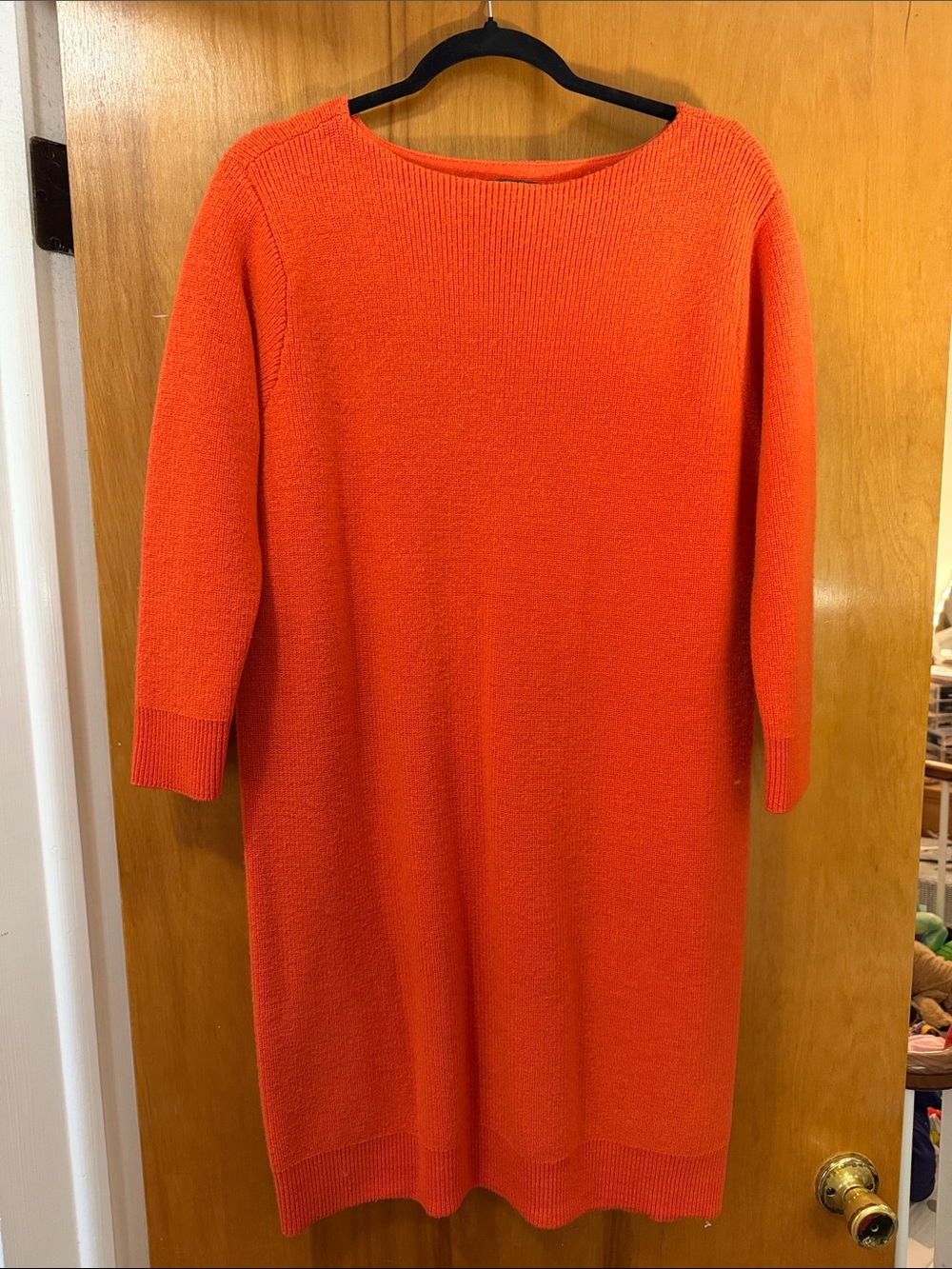 Lauren Ralph Lauren Wool Sweater Dress Orange 2X Fits XL